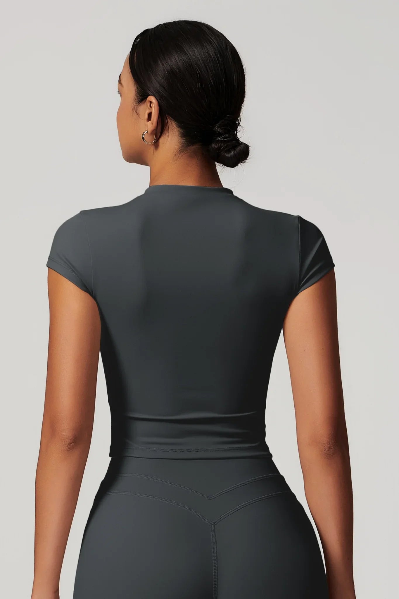 Be Cool Crop Top- Gray