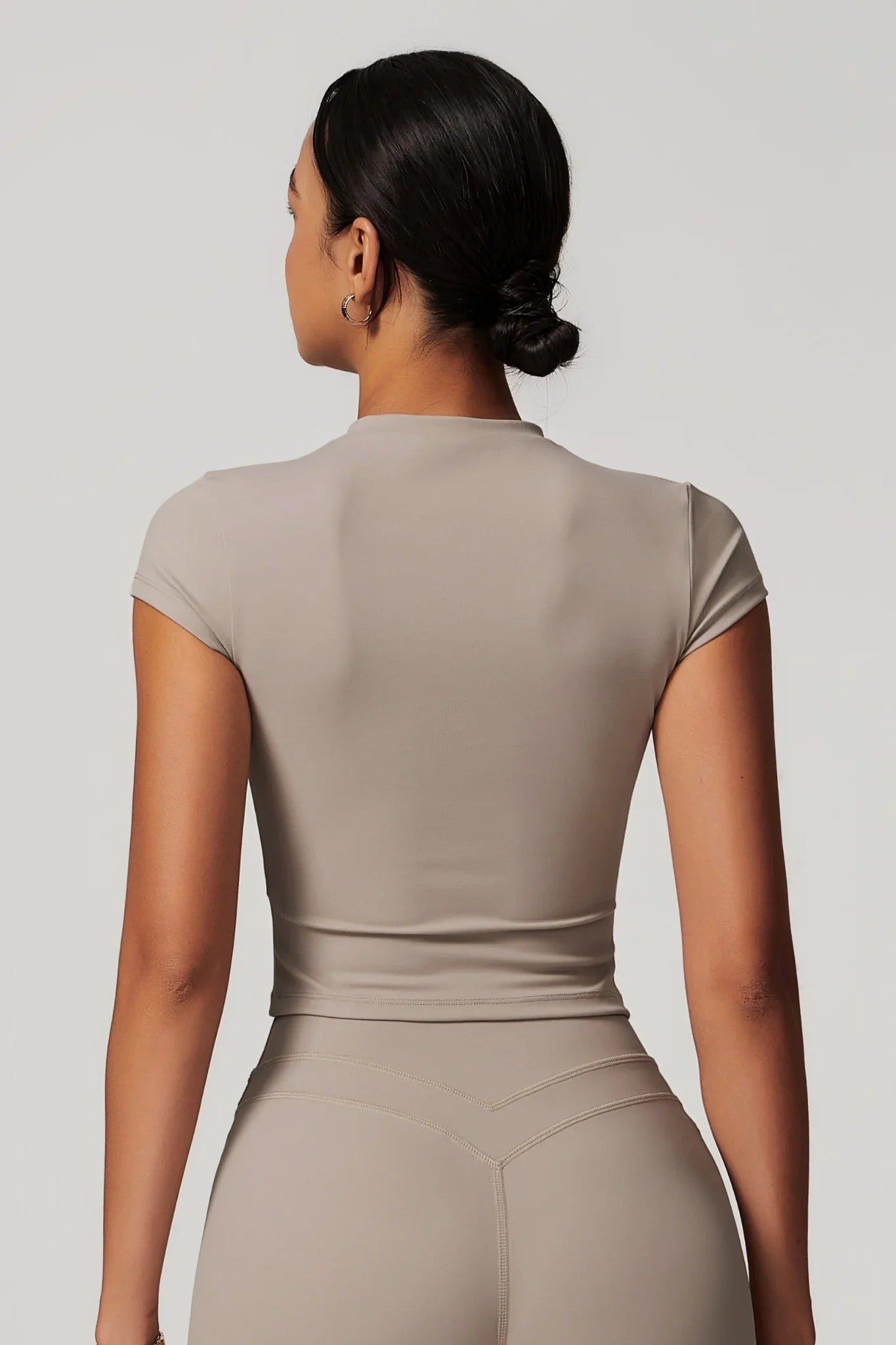 Be Cool Crop Top-Sand