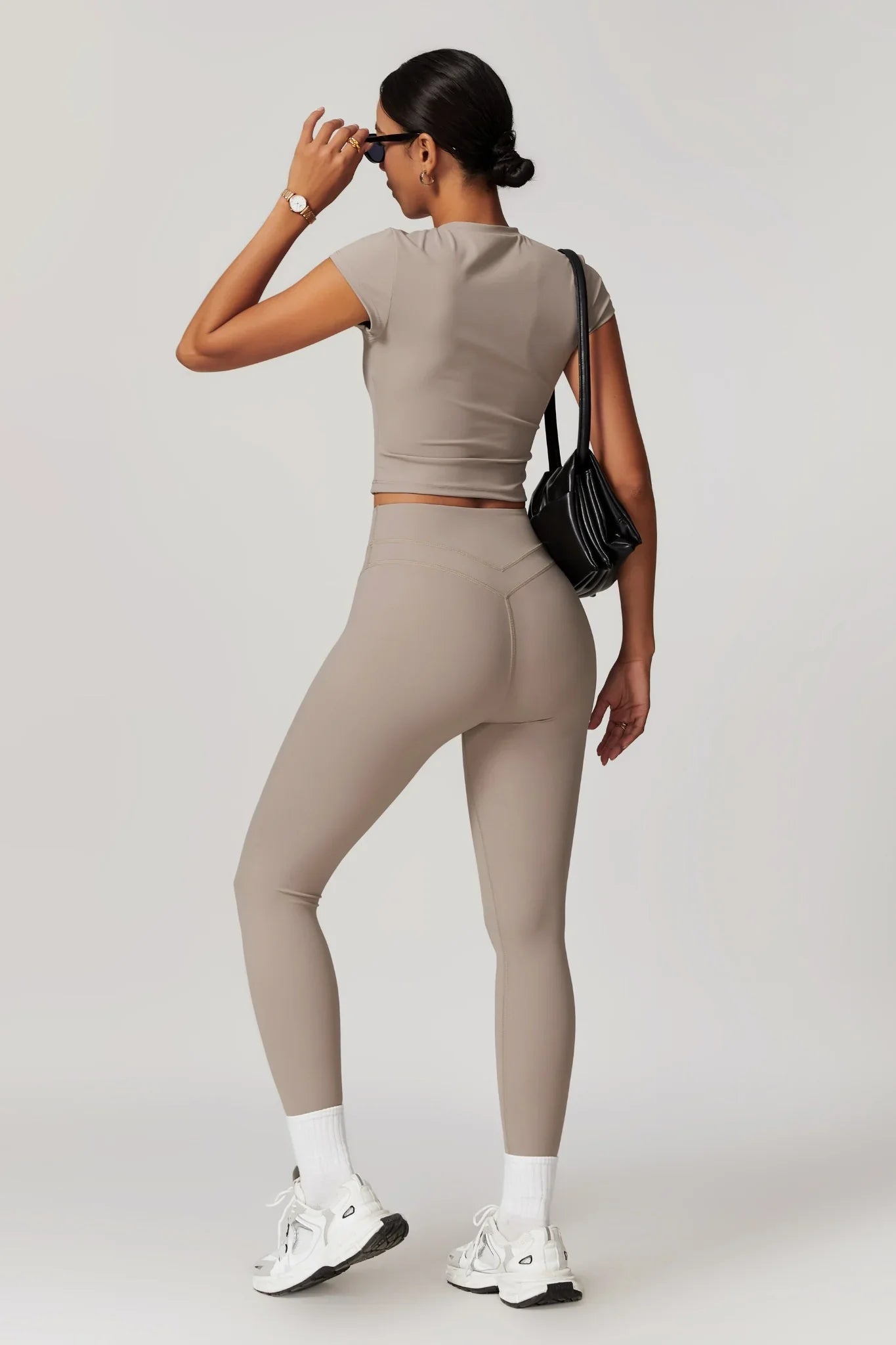 Be Cool Crop Top-Sand