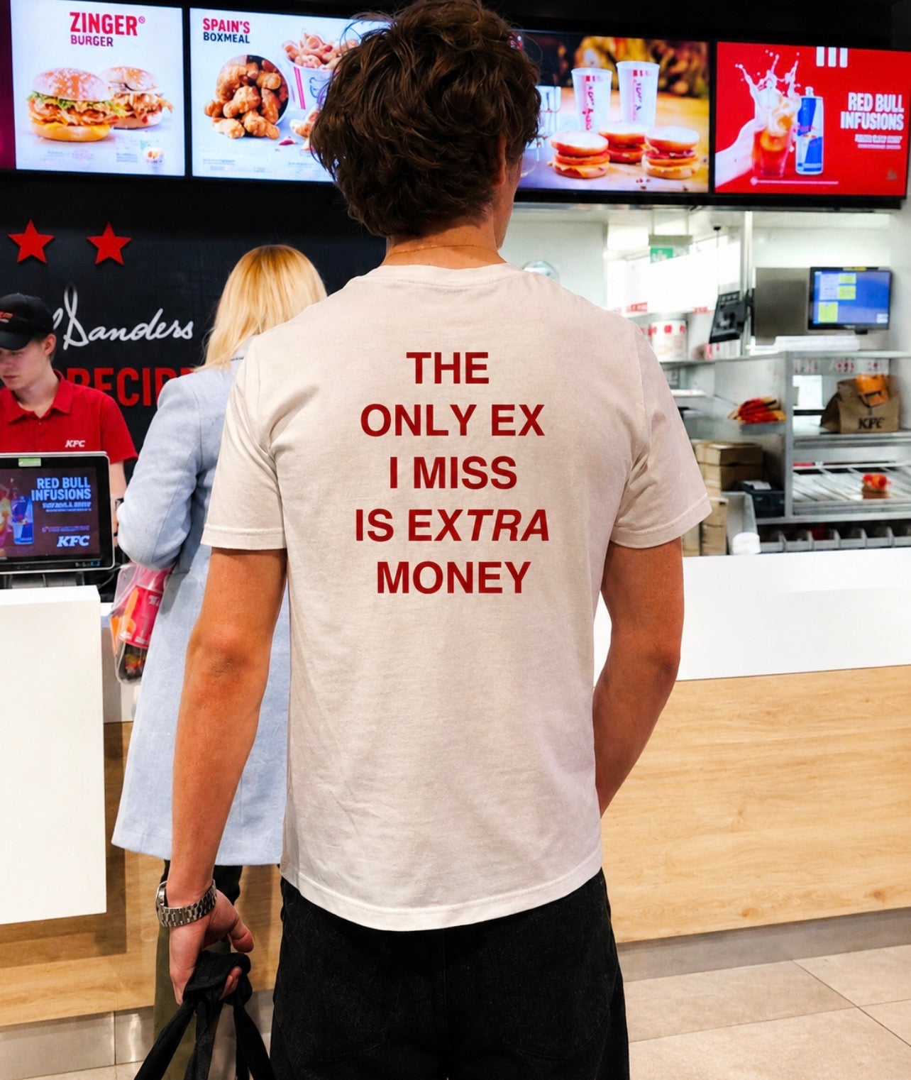 The only ex I miss is extra money