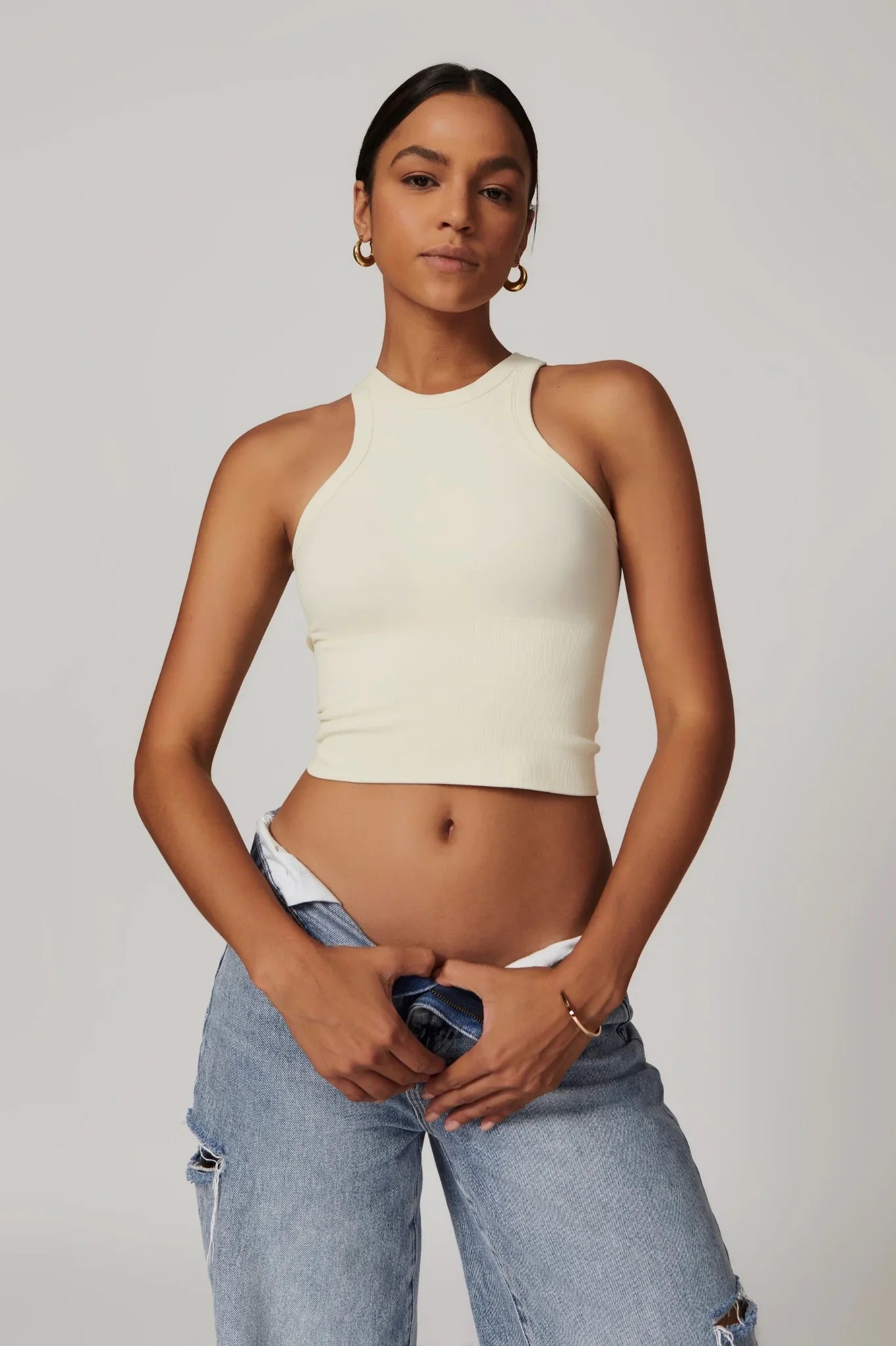 Free Yourself Top- Cream