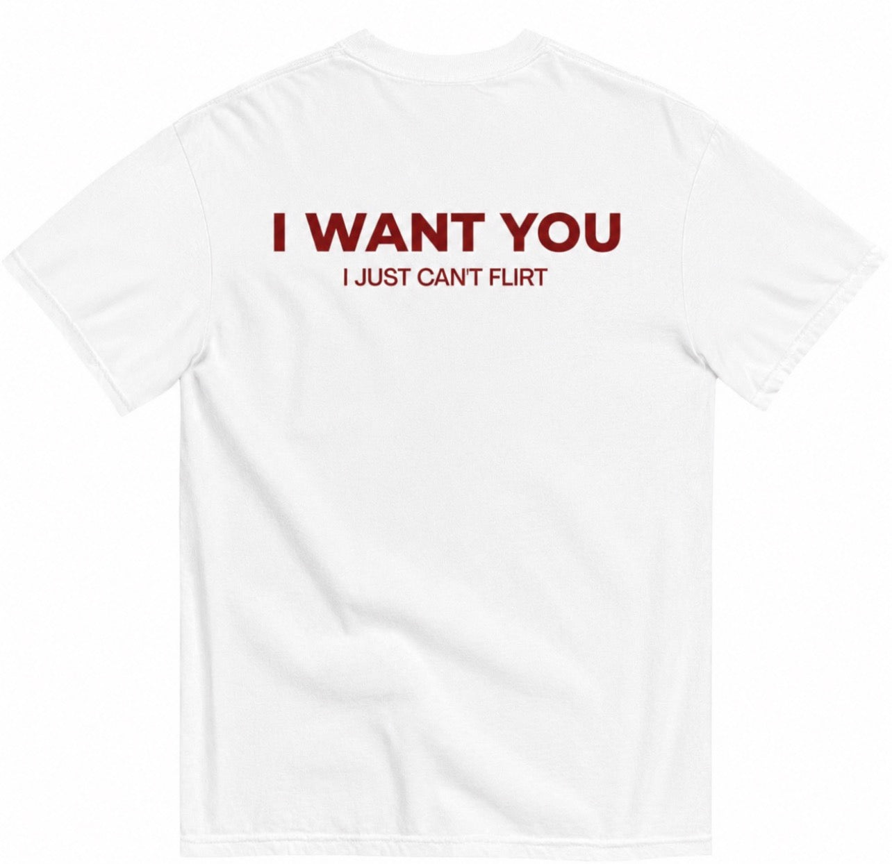 I WANT YOU, I JUST CAN'T FLIRT