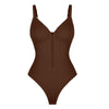 Sculpting Plunge Bodysuit – Cocoa