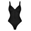 Sculpting Plunge Bodysuit – Black